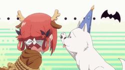 Anime Dog Slapping Girl GIF
