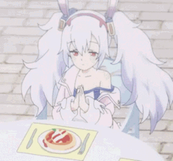 Anime Eating Azur Lane Laffey GIF