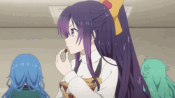 Anime Eating Date A Live Tohka Yatogami GIF