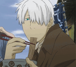 Anime Eating Ginko