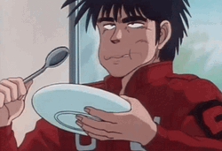 Anime Eating Gunma Akagi Noboru Rokuda GIF