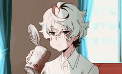 Anime Eating Katsuhira Agata Kiznaiver  GIF