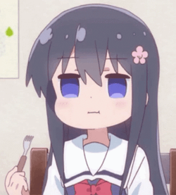 Anime Eating Wataten Watashi Ni Tenshi Ga Maiorita GIF