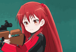 Anime Erika Meinohama Sniping Gun GIF