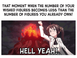 Anime Erupting Volcano Hell Yes GIF