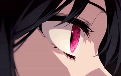 Anime Eyes Looking Sideways GIF