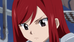 Anime Fairy Tail Erza Scarlet Evil Smile