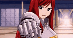 Anime Fairy Tail Erza Scarlet Requip Magic