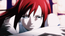 Anime Fairy Tail Erza Scarlet Sad Crying