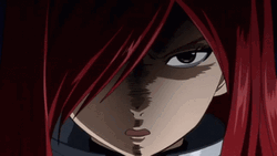 Anime Fairy Tail Erza Scarlet Serious Talk GIF