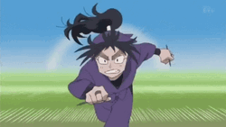 Anime Fighting Nintama Rantaro GIF