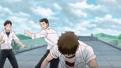 Anime Fights Kids On The Slope GIF