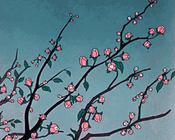 Anime Flower Blooming GIF