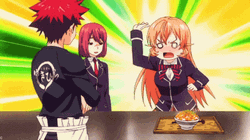 Anime Food Angry Erina Food Wars!