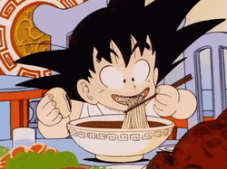 Anime Food Eating Gohan