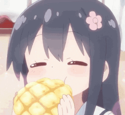 Anime Food Girl Eating