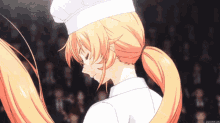 Anime Food Wars Chef Erina Nakiri Hair GIF