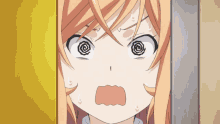 Anime Food Wars Erina Nakiri Shocked GIF