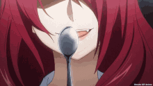 Anime Food Wars Rindō Kobayashi Sticking Tongue Out GIF