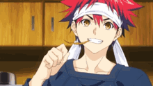 Anime Food Wars Sōma Yukihira Bite GIF
