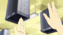 Anime Food Wars Sōma Yukihira Megumi High Five GIF
