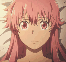 Anime Future Diary Yuno Gasai Crying Overflowing Tears GIF