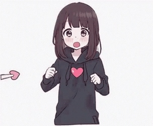 Anime Girl Cupid Arrow Love GIF