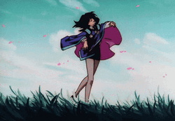 Anime Girl Dancing Sakura GIF