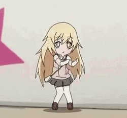 Anime Girl Dancing Shokuhou Misaki GIF