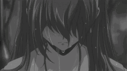 Anime Girl Depressed Crying