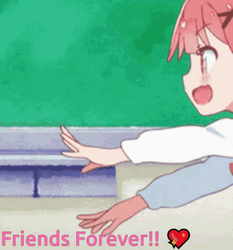 Anime Girl Friends Forever Bffr GIF