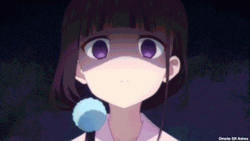 Anime Girl Laser Eyes Maika Sakuranomiya GIF