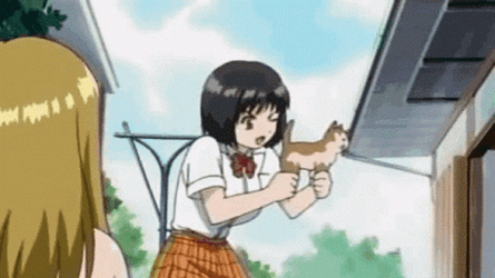 Anime Girl Laser Toy Oku Samawa Joshi Kosei GIF