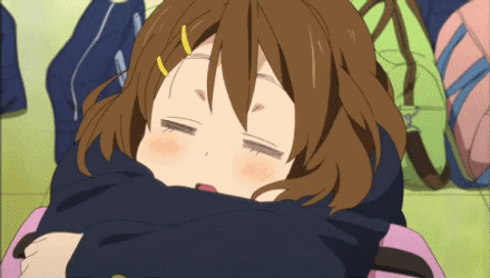Anime Girl Sleeping Im Tired GIF
