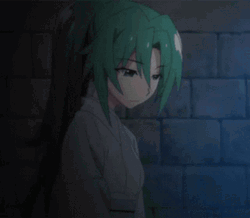 Anime Girl Sonozaki Mion With Gun GIF