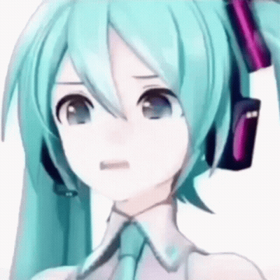 Anime Girl With Headphones And Tie GIF