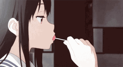 Anime Girl With Lollipop