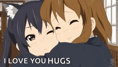Anime Girls Hugging I Love You Hugs