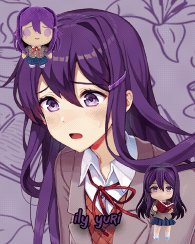 Anime Girls Kissing On Cheek GIF