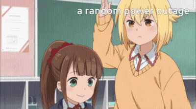 Anime Girls Next To Each Other GIF