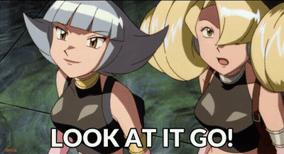 Anime Girls Saying Look At It Go GIF