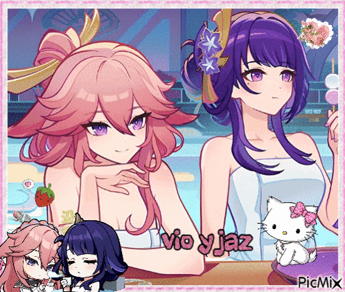 Anime Girls Vio And Jaz GIF