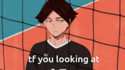 Anime Haikyuu Rintaro Suna Tf U Looking At  GIF