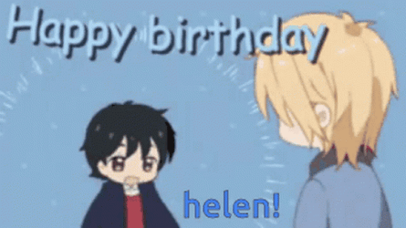 Anime Happy Birthday Helen GIF