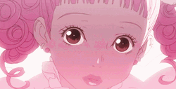 Anime Heart Beautiful Girl Smiling  GIF