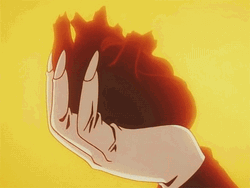 Anime Heart Crushed By Hand  GIF