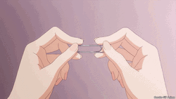 Anime Heart Forming Hair Clip  GIF