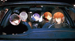 Anime Icon Car Head Bang GIF