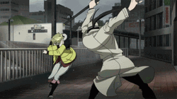 Anime Intense Fighting Space Time Ninjutsu GIF