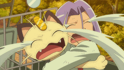 Anime Jessie And Meowth Crying